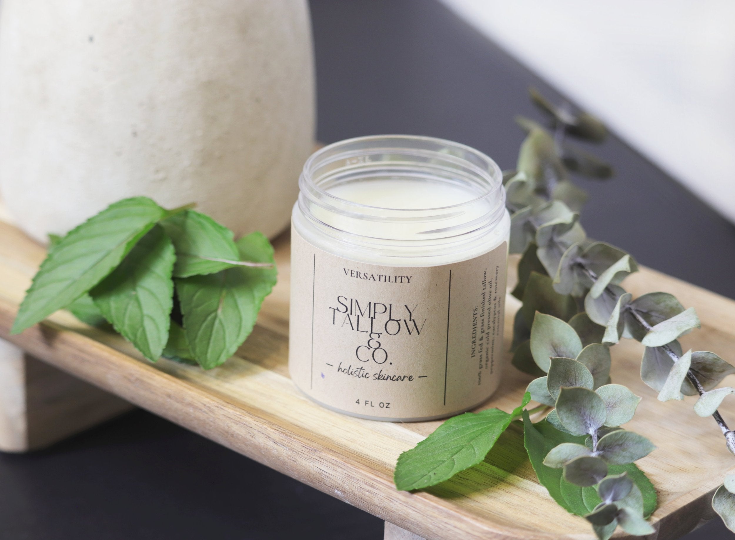 all natural skincare for body with beef tallow balm