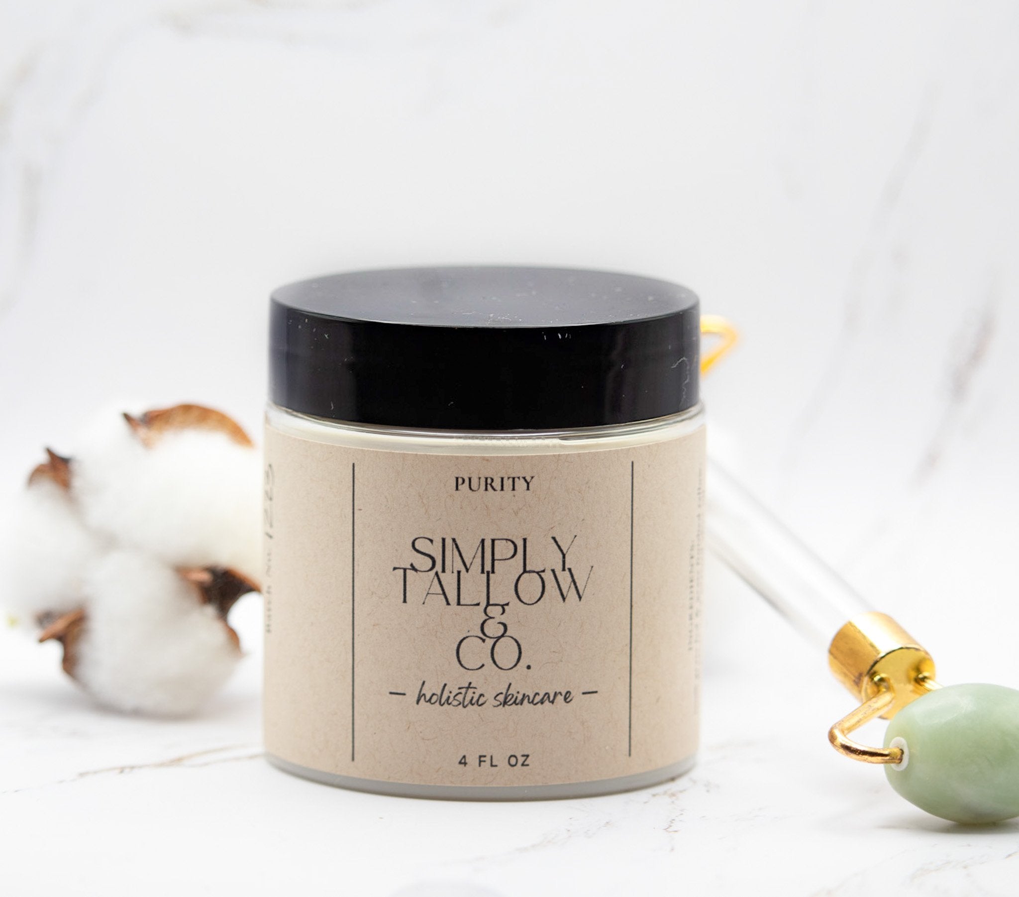Purity for the skin and body beef tallow