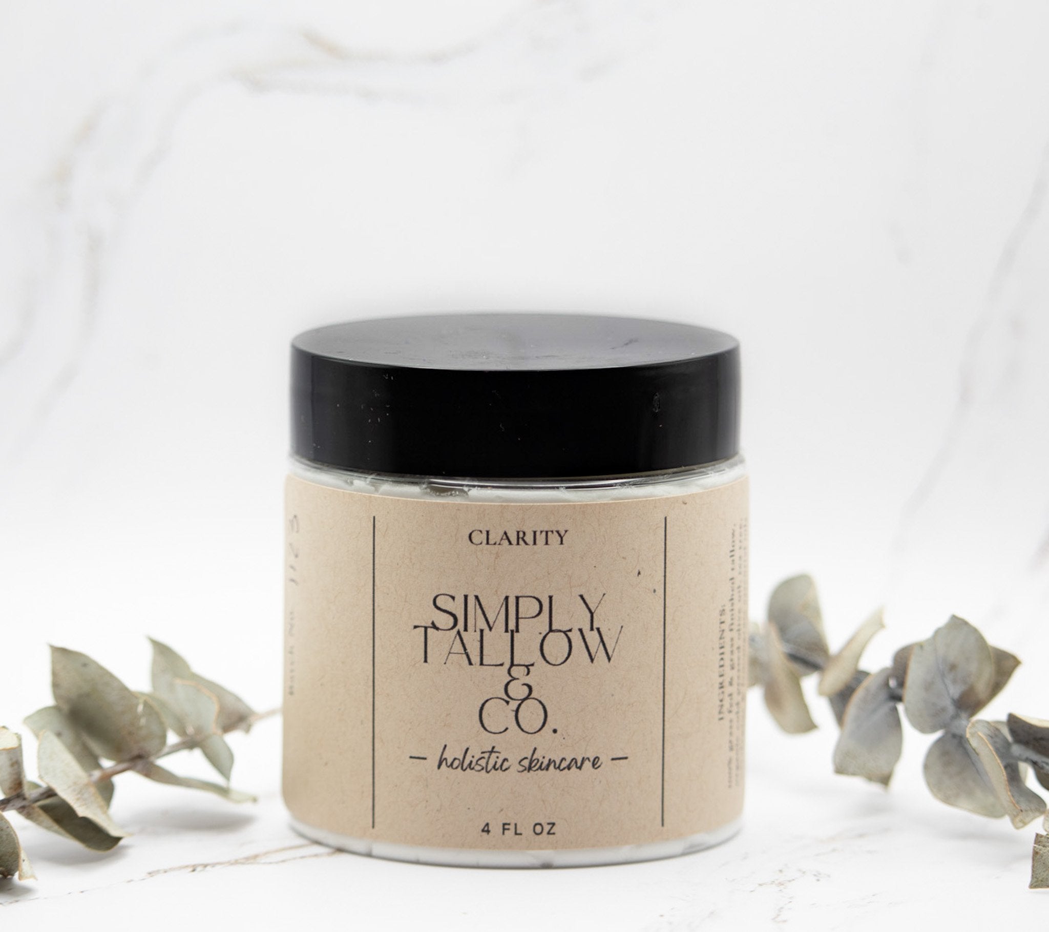 Clear body and skin with tallow 